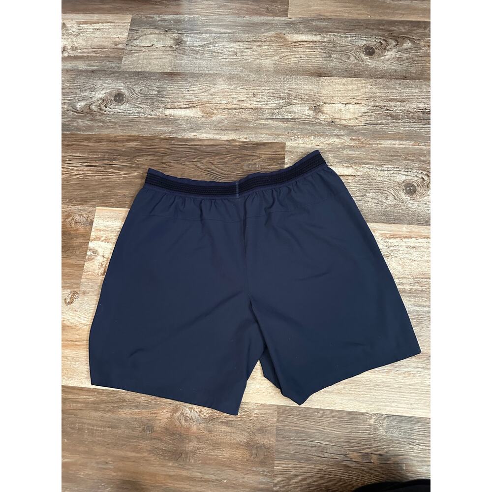 Fabletics The Fundamental Short Mens Sz L Navy Performance Gym Running Lined